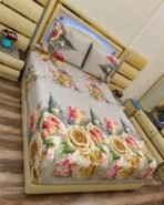⁦طقم ملاية استيك قطن المصرية 4 قطع | سرير كبير 240×260⁩ - الصورة ⁦5⁩